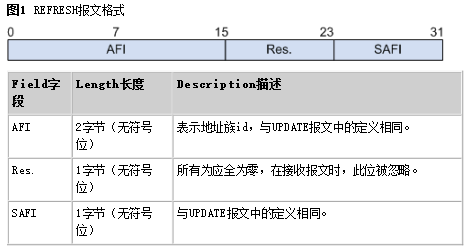 REFRESH报文格式